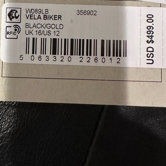 AllSaints Vela Leather Jacket NWT - Picture 4 of 12